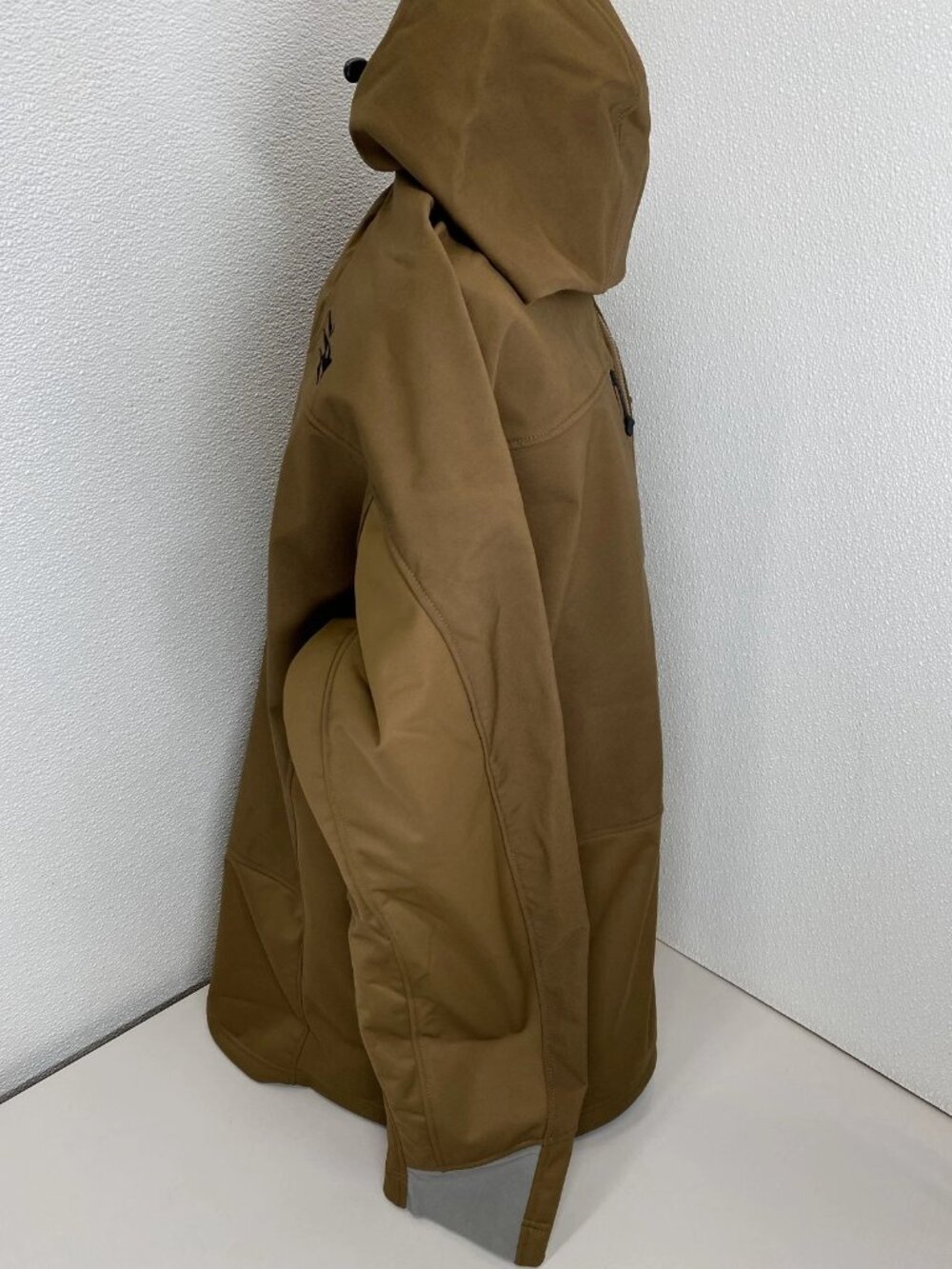 NEW SITKA Mens Coat Mud Brown Size XXL Jetstream Hooded Wind Resistant Jacket - Picture 11 of 14